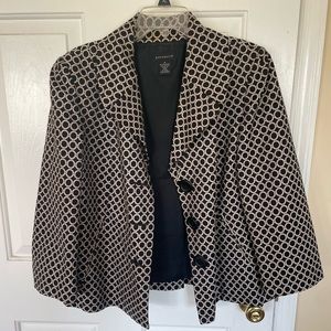 Rafaella black and pewter blazer size 14